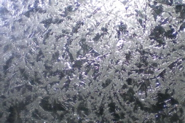 Antikes Eisblumenglas, Aufsicht